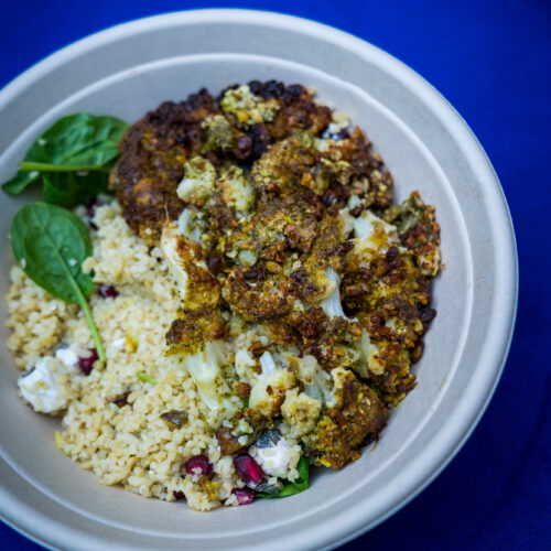 spinazie • bloemkool • tabouleh